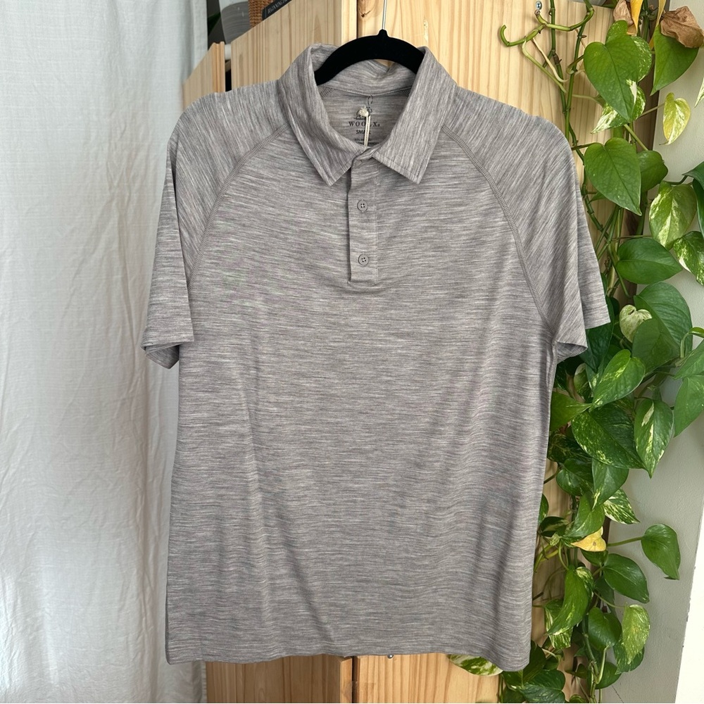 NWT Woolx Merino Wool Summit Polo Shirt‎ Men’s S Quick Drying Soft Lightweight